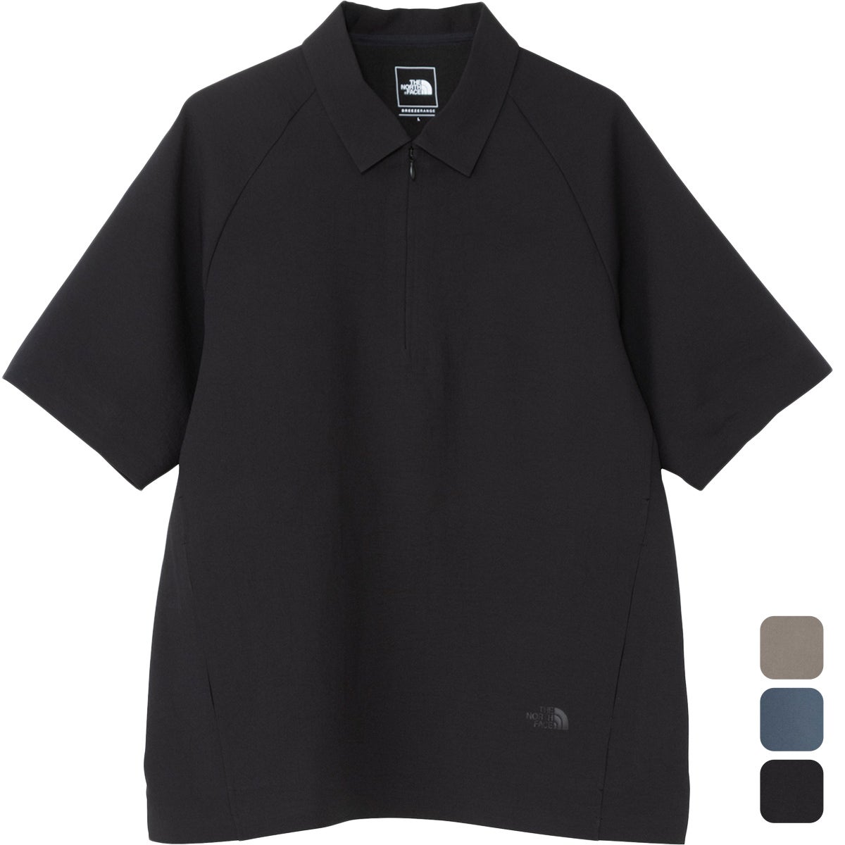 トランクルショートスリーブジップポロシャツ Tranquil S/S Zip Polo