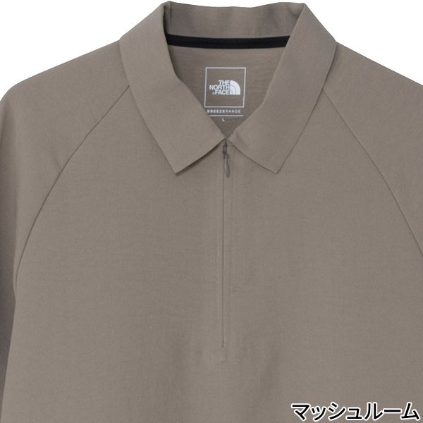 トランクルショートスリーブジップポロシャツ Tranquil S/S Zip Polo