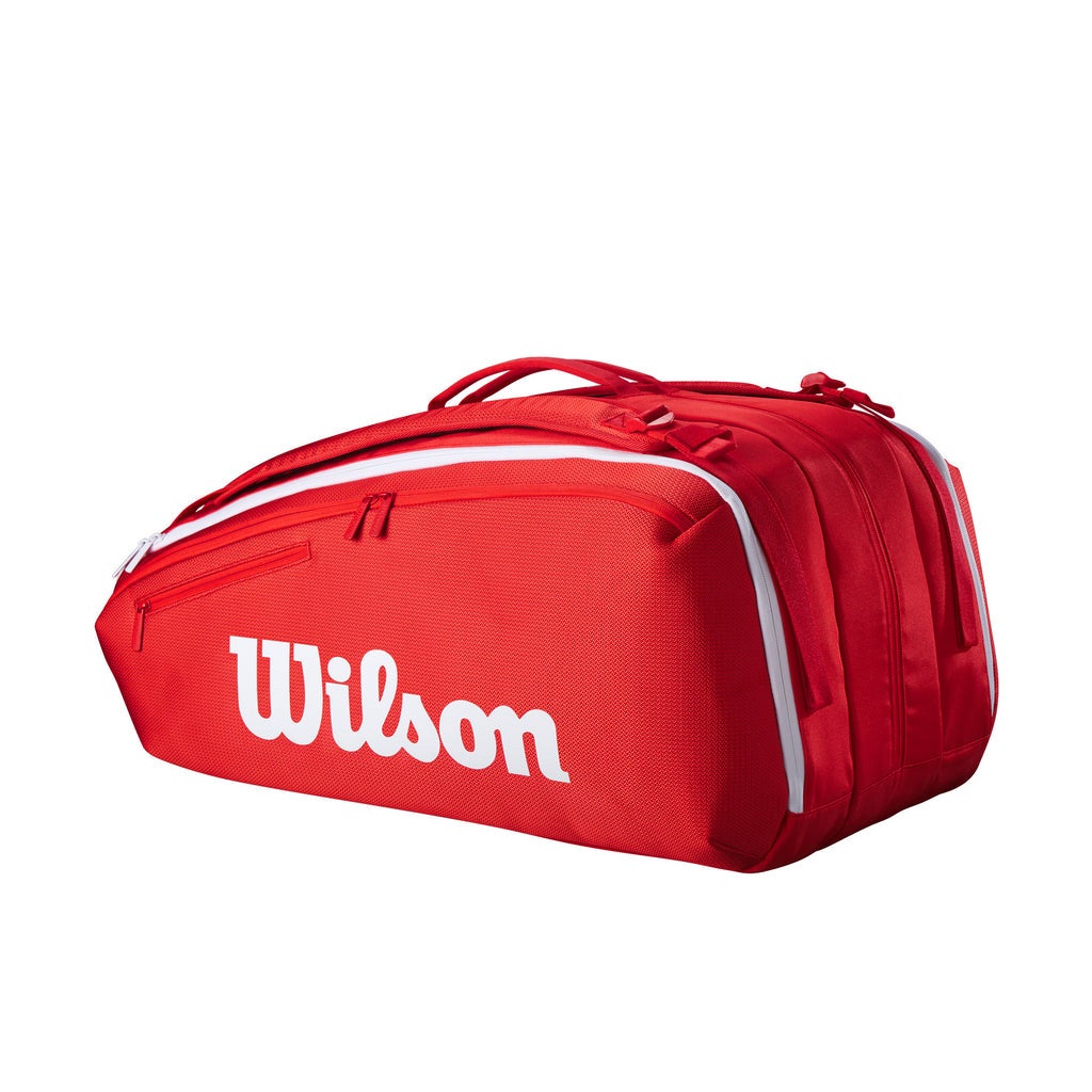 【美品】Wilson ウィルソン キャディバッグ／鮮やかなレッド！ スーパーツアー ウィルソン レッド 15PK SUPER TOUR WILSON RED 15PK