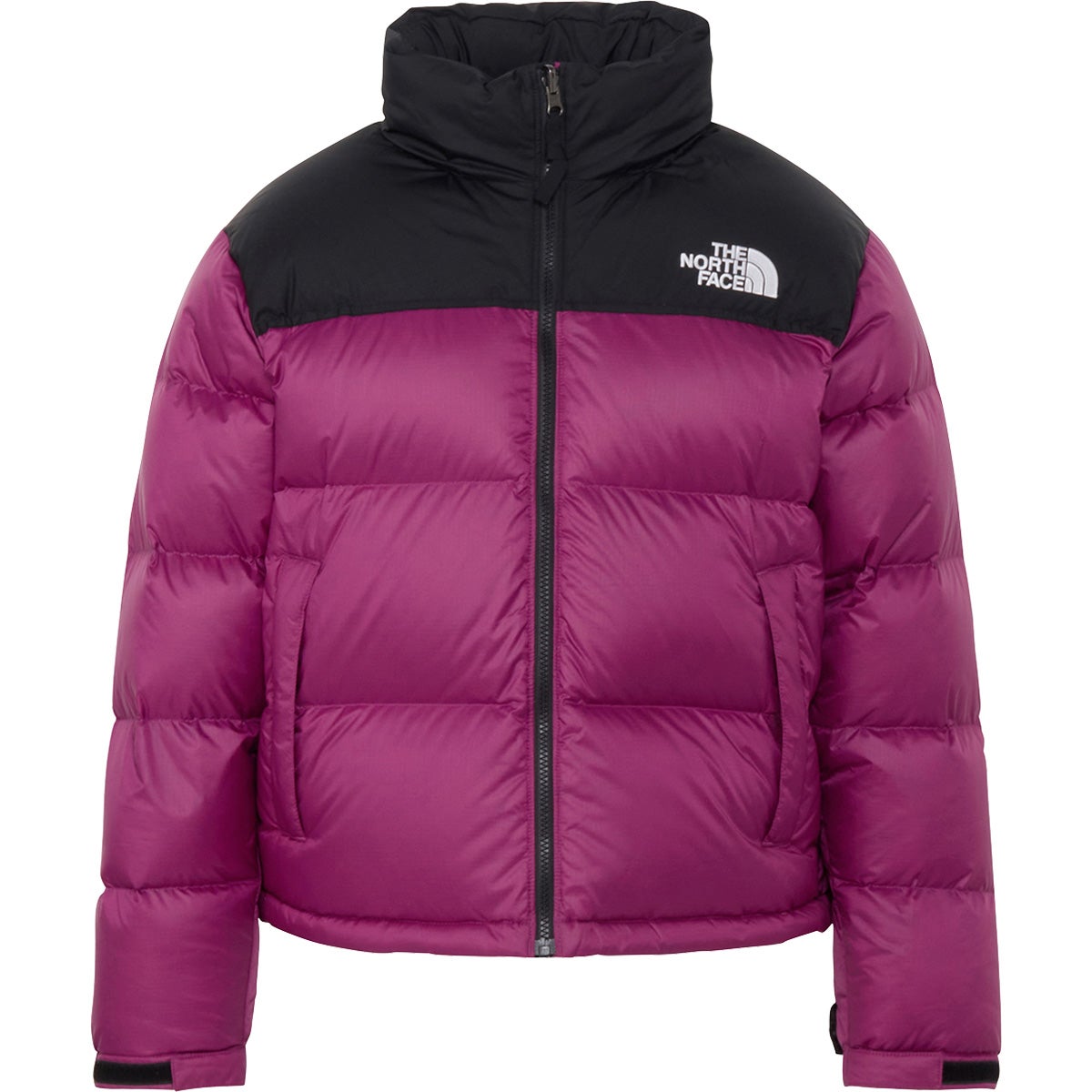 ほのThe North Face ショートヌプシ ピンクブラック韓国限定 ショートヌプシジャケット Short Nuptse Jacket レディース ブラック