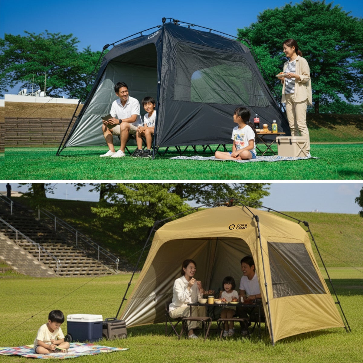 ワンタッチタープ 2.5m クイックキャンプ ｜商品｜QUICKCAMP(クイック