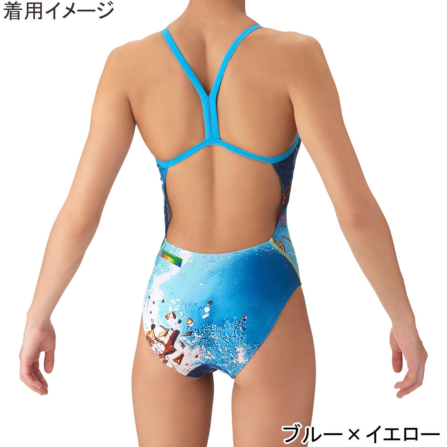 salted ワンピース　水着　大人水着　新品未使用 トレーニングワンピース オープンバック レディース 水着 AS6FWM14L