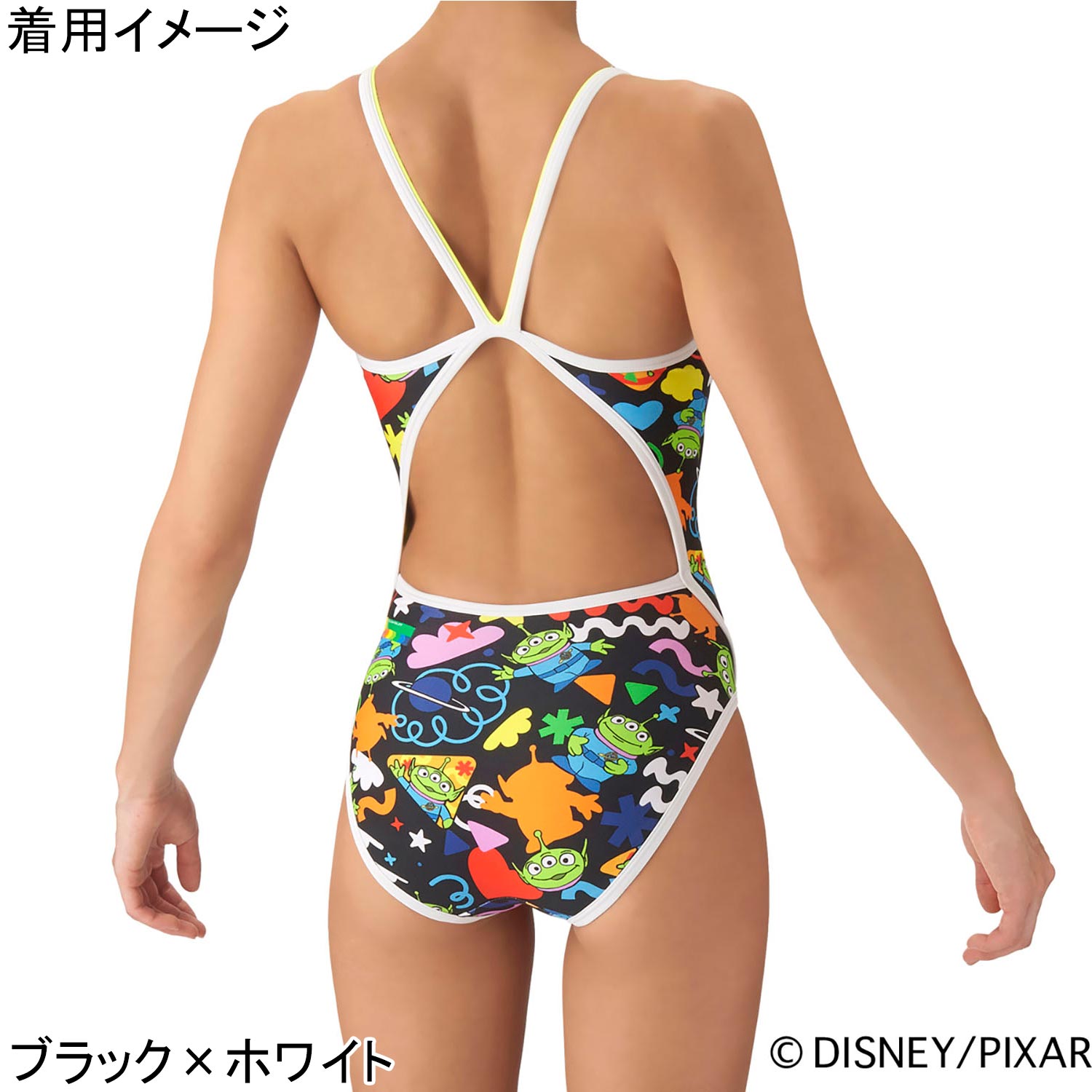 トレーニングワンピース オープンバック レディース 競泳水着