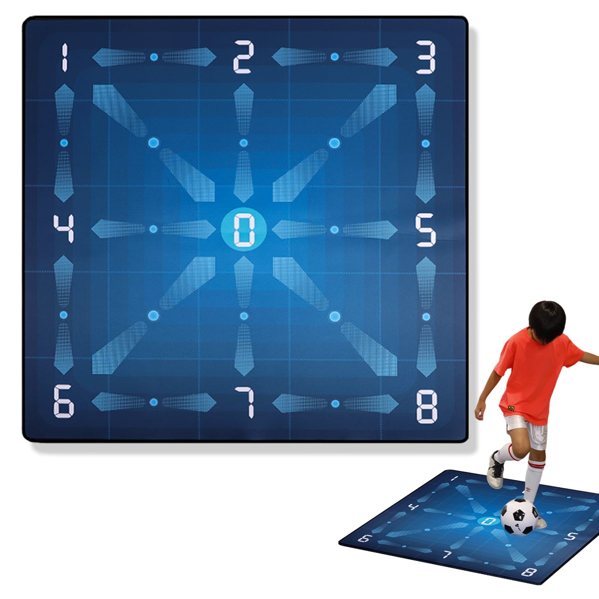 ドリブル・フットワークマット_サッカー用 FUTSAL DRIBBLE AND